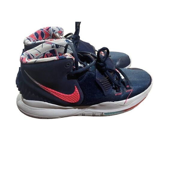 Nike Kyrie 6 USA Midnight Blue Sz 8 - Picture 1 of 12